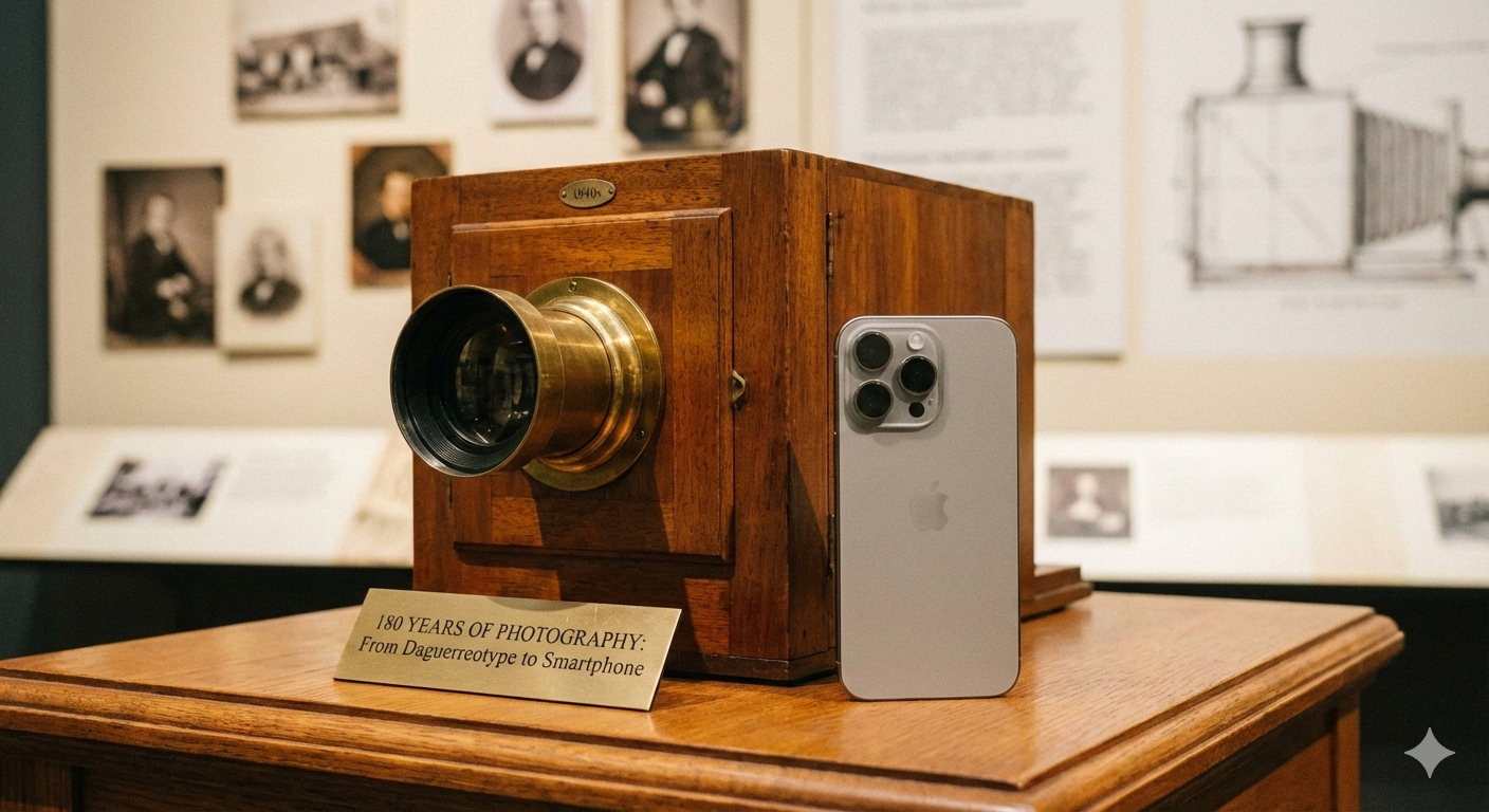 Lees meer over het artikel “Daguerre presenteert”: een lezing over de geschiedenis van de fotografie.