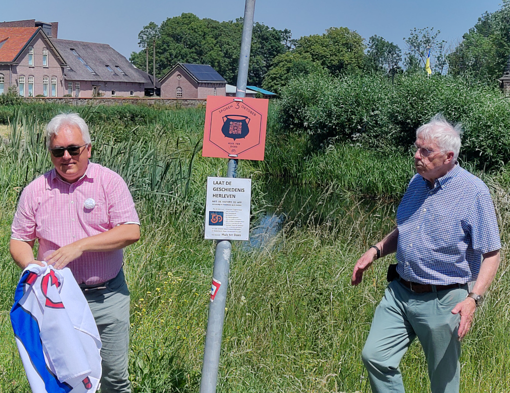 Lees meer over het artikel Bordje met QR-code van Huis ter Does visualisatie onthuld